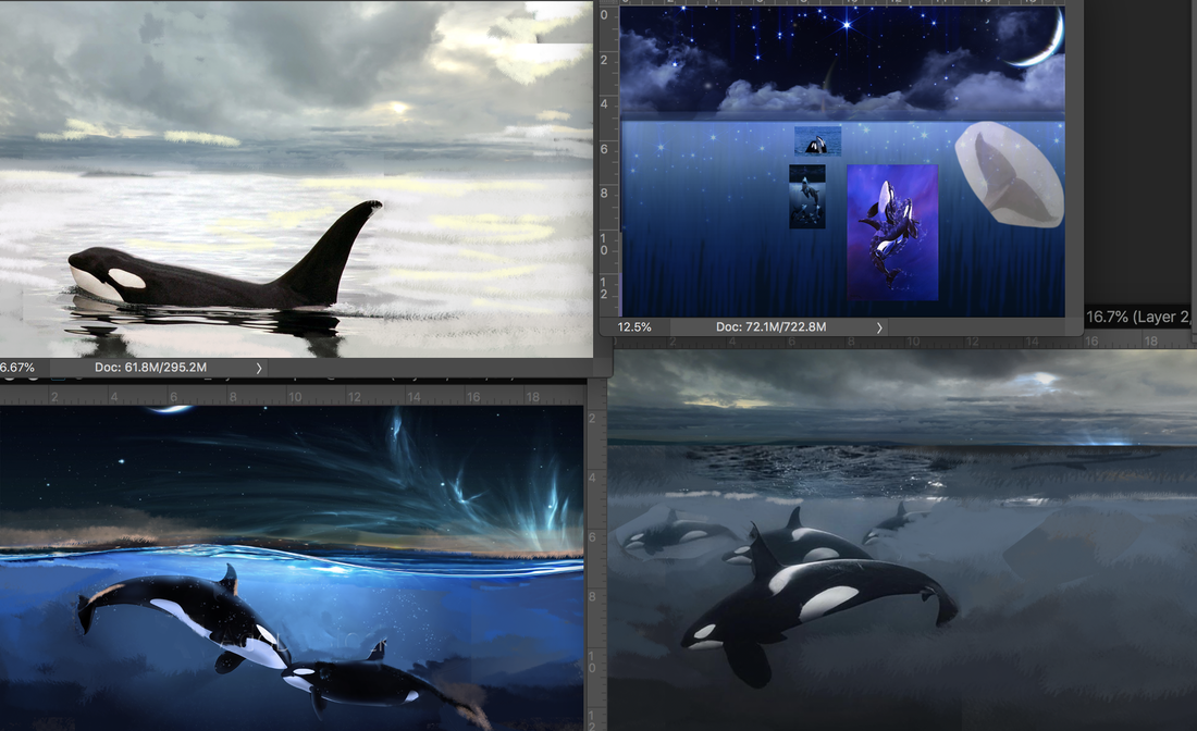 Kali Ren_#emptythetanks #freewilly orca magick art SCRATCH
